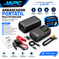 Compresor portátil multinacional jumper power bank linterna JAPC Accesorios