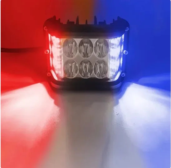 JAPC Accesorios Faros LED Estroboscópicos para Todoterreno 12V – Compatible con ATV, Scooter y Motocicleta