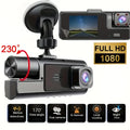 JAPC Accesorios Dash Cam HD 1080P 3 Lentes – Cámara Delantera, Interior y Trasera con Visión Nocturna y G-Sensor