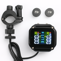 JAPC Accesorios TPMS Inalámbrico para Motocicletas – Monitor de Presión y Temperatura con Pantalla Digital
